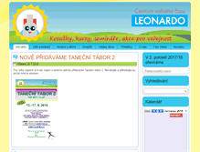 Tablet Screenshot of leonardos.cz